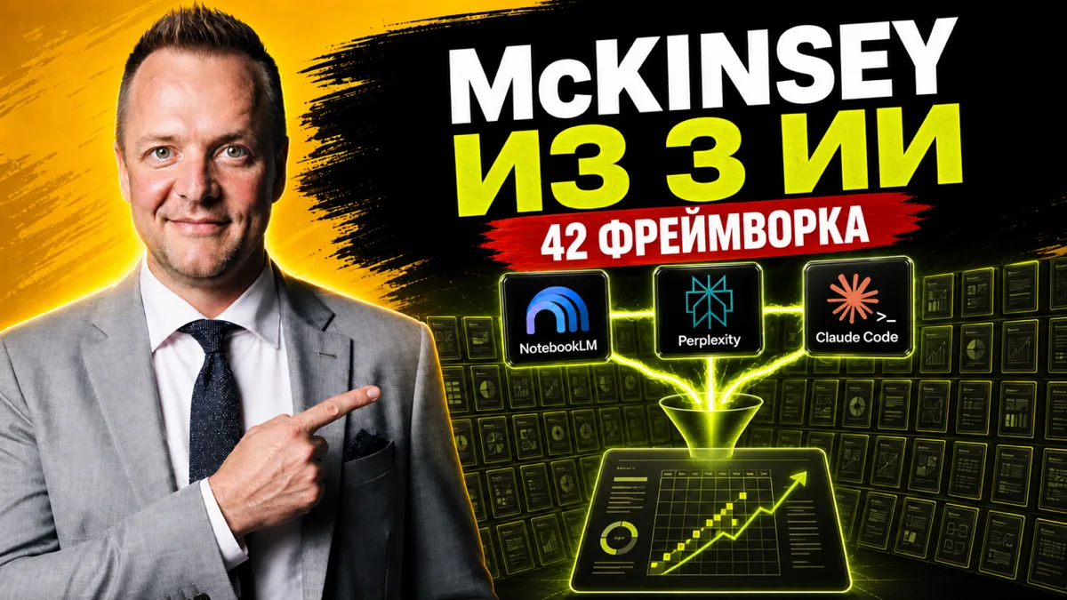 Анализ рынка с помощью ИИ: метод 4 потоков и 42 фреймворка