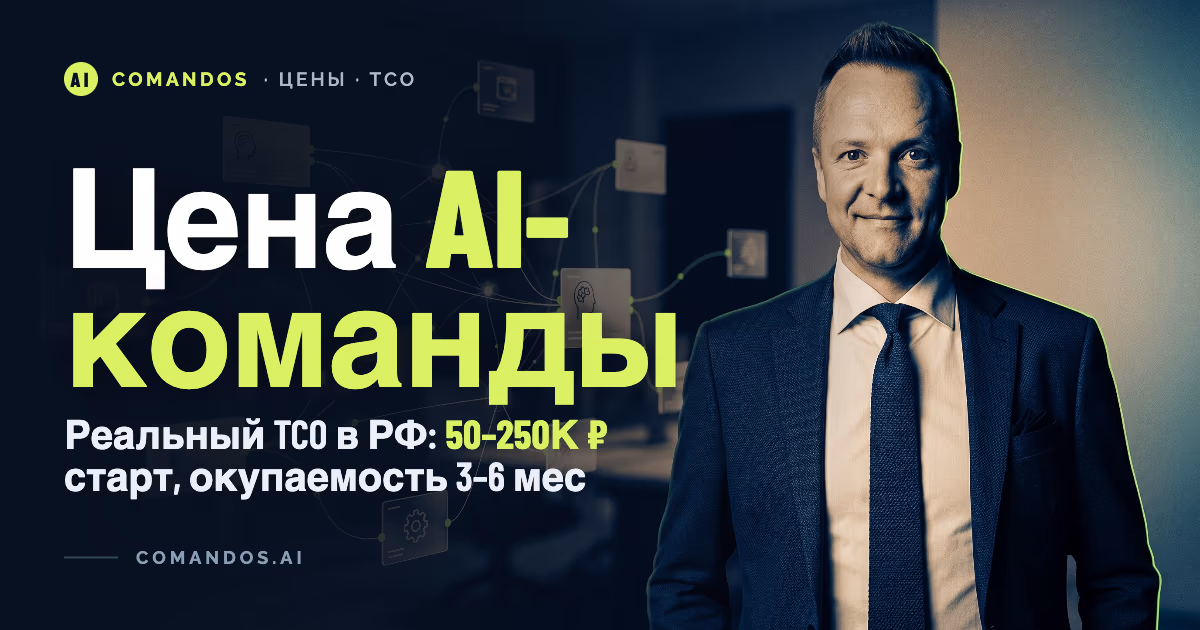 Сколько стоит команда AI-агентов в России: TCO-разбор 2026